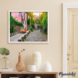 paint by numbers | Houses and car | advanced cities | FiguredArt