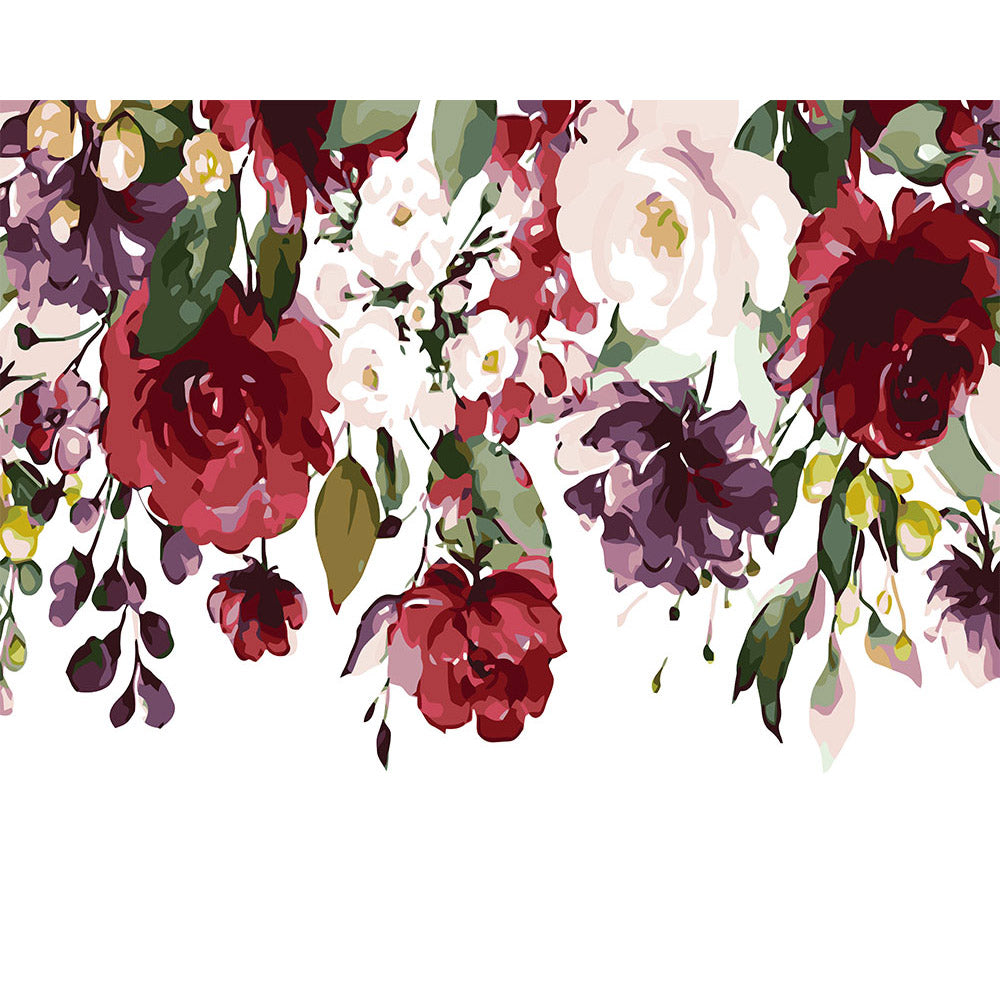 paint by numbers | Watercolor Flowers | flowers intermediate | FiguredArt