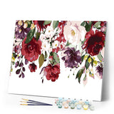 paint by numbers | Watercolor Flowers | flowers intermediate | FiguredArt