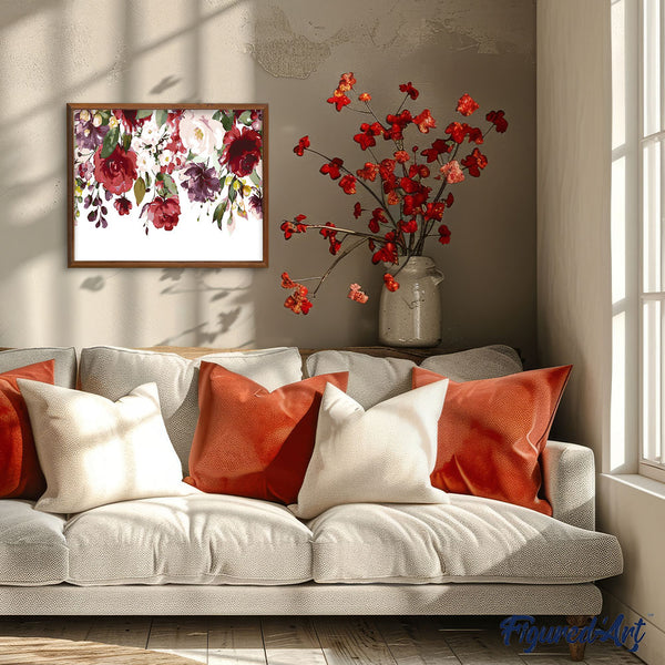 paint by numbers | Watercolor Flowers | flowers intermediate | FiguredArt