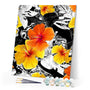 paint by numbers | Yellow Hibiscus flower | flowers intermediate | FiguredArt