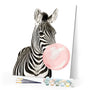 paint by numbers | Zebra Bubble | animals easy zebras | FiguredArt