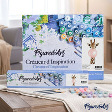 Load image into Gallery viewer, paint by numbers | Giraffe Bubble | animals easy giraffes | FiguredArt