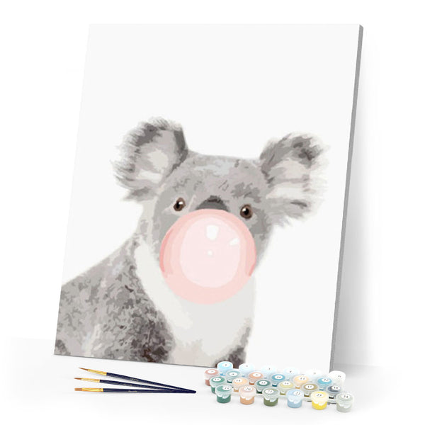 paint by numbers | Koala Bubble | animals easy | FiguredArt
