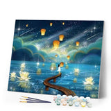 paint by numbers | Night Lights | advanced landscapes | FiguredArt