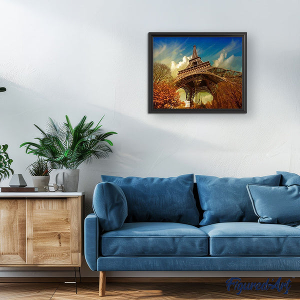 paint by numbers | Eiffel Tower in Fall | advanced cities | FiguredArt