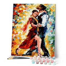 Load image into Gallery viewer, paint by numbers | Couple of Dancers | advanced dance romance | FiguredArt