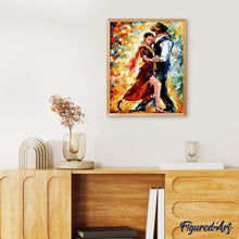 Load image into Gallery viewer, paint by numbers | Couple of Dancers | advanced dance romance | FiguredArt