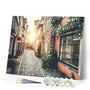 paint by numbers | Old Town Sunset | advanced cities | FiguredArt