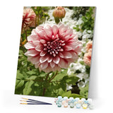 paint by numbers | Dahlia Flower | advanced flowers | FiguredArt