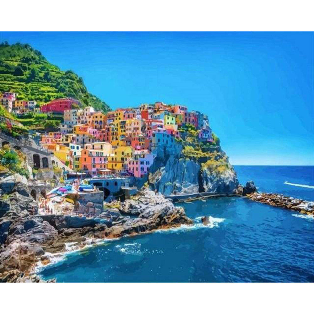 paint by numbers | Beach City | advanced cities | FiguredArt