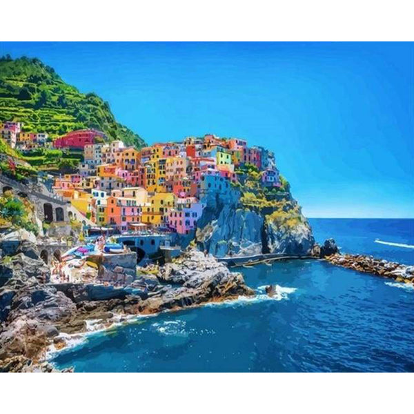 paint by numbers | Beach City | advanced cities | FiguredArt