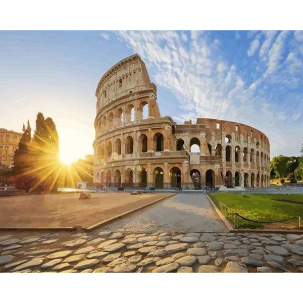 paint by numbers | Roman Amphitheater | advanced cities | FiguredArt