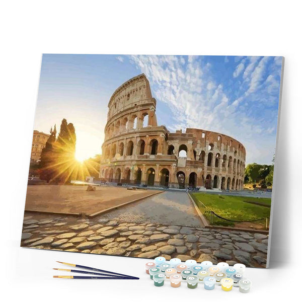 paint by numbers | Roman Amphitheater | advanced cities | FiguredArt