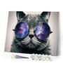 paint by numbers | Cat with Sunglasses | advanced animals cats | FiguredArt
