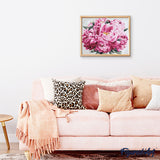 paint by numbers | Pink Peony | flowers intermediate | FiguredArt