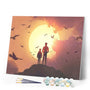 paint by numbers | Father And Son On Top | intermediate landscapes | FiguredArt