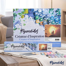 Load image into Gallery viewer, paint by numbers | Father And Son On Top | intermediate landscapes | FiguredArt