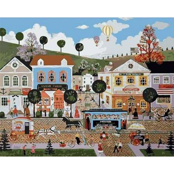 paint by numbers | Happy Street | advanced cities | FiguredArt