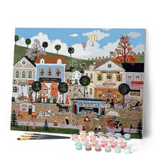 Load image into Gallery viewer, paint by numbers | Happy Street | advanced cities | FiguredArt