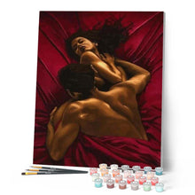 Load image into Gallery viewer, paint by numbers | Love Feeling | intermediate nude romance | FiguredArt