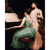 paint by numbers | Piano and Violin lesson | easy music | FiguredArt