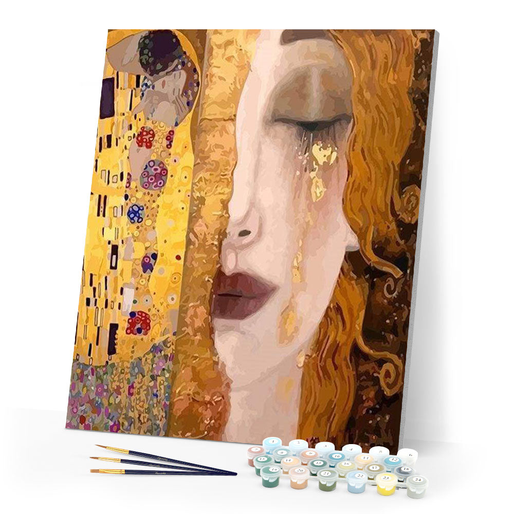 paint by numbers | Gustav Klimt | easy famous paintings | FiguredArt