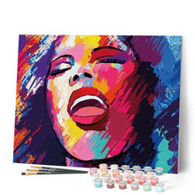 Load image into Gallery viewer, paint by numbers | Smile in Color | easy portrait | FiguredArt