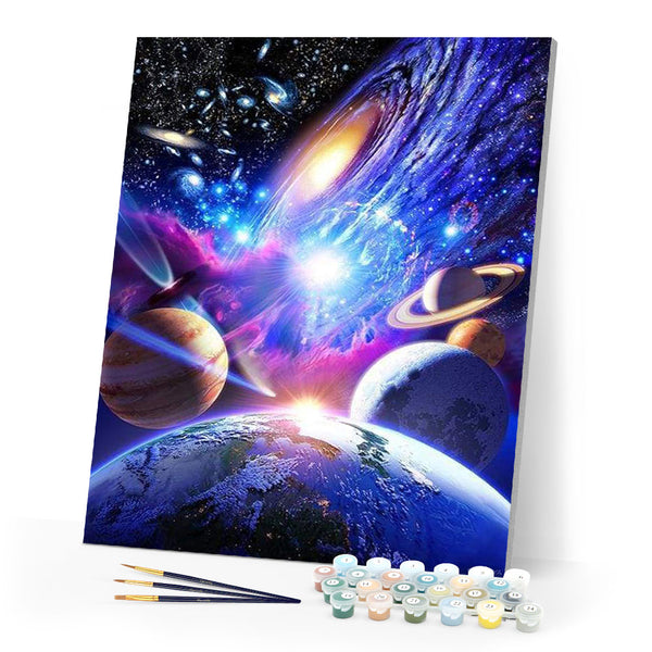 paint by numbers | Stellar Solar System | advanced landscapes | FiguredArt