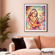 Load image into Gallery viewer, paint by numbers | His mothers Arms | advanced romance | FiguredArt