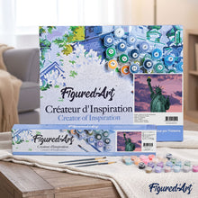 Load image into Gallery viewer, paint by numbers | Statue of Liberty at Dawn | cities intermediate | FiguredArt