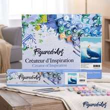 Load image into Gallery viewer, paint by numbers | Blue Whale | animals beginners easy fish kids | FiguredArt