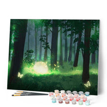 Load image into Gallery viewer, paint by numbers | Moons in the Forest | advanced forest landscapes new arrivals | FiguredArt