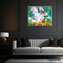 Load image into Gallery viewer, paint by numbers | Birds and Flowers | animals birds flowers intermediate new arrivals | FiguredArt