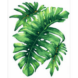 paint by numbers | Green Leaf | easy flowers new arrivals | FiguredArt