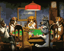 Load image into Gallery viewer, Dogs playing Poker
