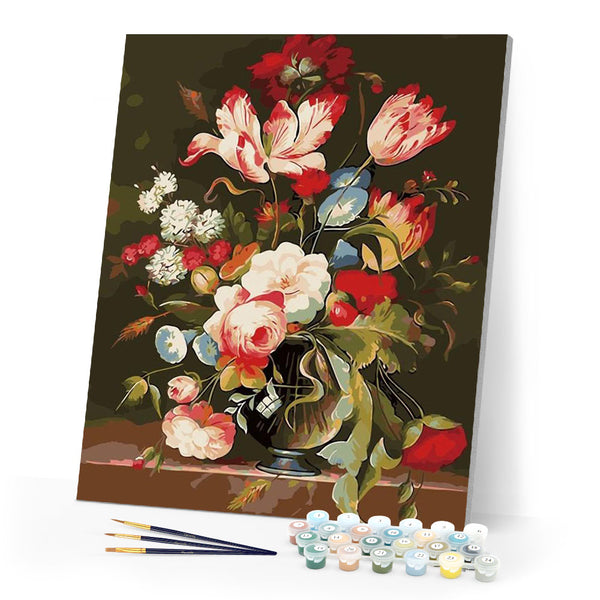 paint by numbers | Magic Flowers | easy flowers new arrivals | FiguredArt