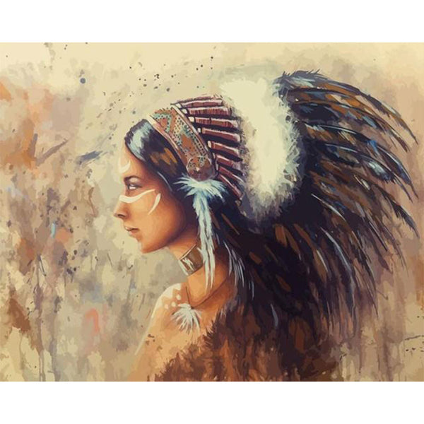 paint by numbers | Indian | intermediate new arrivals portrait | FiguredArt