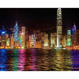 paint by numbers | Hong Kong by Night | advanced cities | FiguredArt
