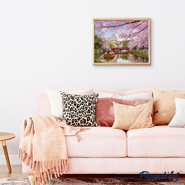 paint by numbers | Cherry Blossom in Japan | advanced flowers landscapes new arrivals | FiguredArt
