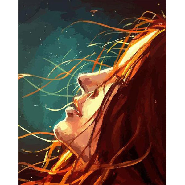 paint by numbers | Woman and Sunlight | easy new arrivals portrait | FiguredArt