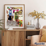 paint by numbers | Patio in Paris | advanced cities landscapes | FiguredArt