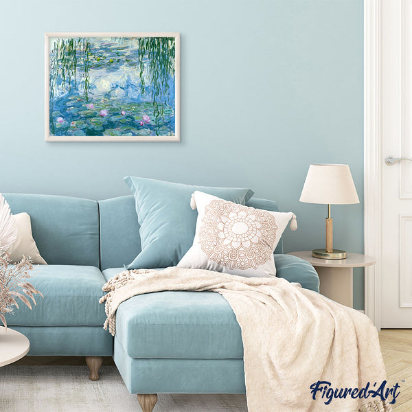 paint by numbers | Lake Reflection | advanced landscapes new arrivals | FiguredArt