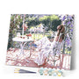 paint by numbers | Rest in the Garden | advanced flowers romance | FiguredArt