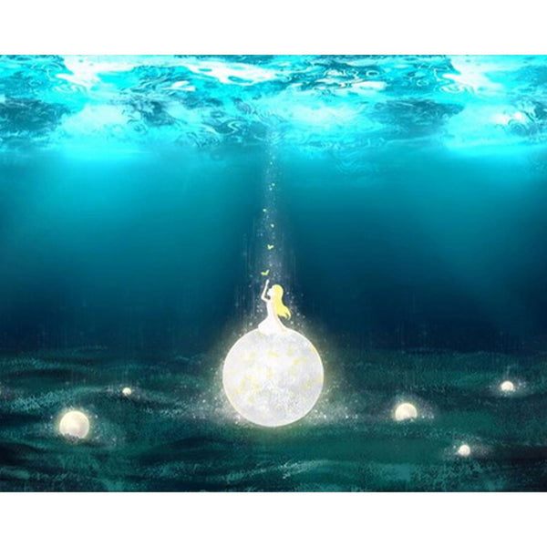 paint by numbers | Lights under the Sea | advanced landscapes new arrivals | FiguredArt