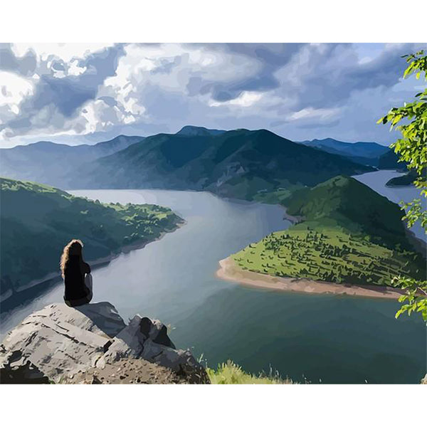 paint by numbers | Holidays in Indonesia | intermediate landscapes new arrivals | FiguredArt