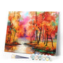 paint by numbers | Autumn colors | forest intermediate landscapes new arrivals | FiguredArt