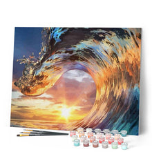 Load image into Gallery viewer, paint by numbers | In the Wave | intermediate landscapes new arrivals | FiguredArt