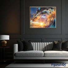 Load image into Gallery viewer, paint by numbers | In the Wave | intermediate landscapes new arrivals | FiguredArt