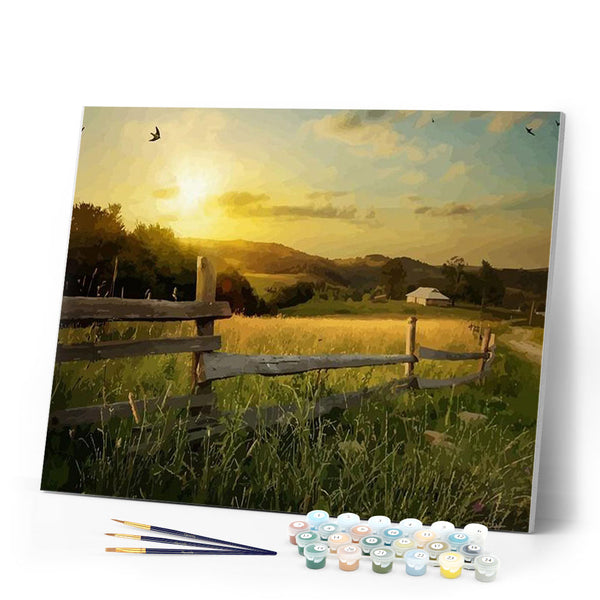 paint by numbers | Countryside colors | advanced landscapes new arrivals | FiguredArt